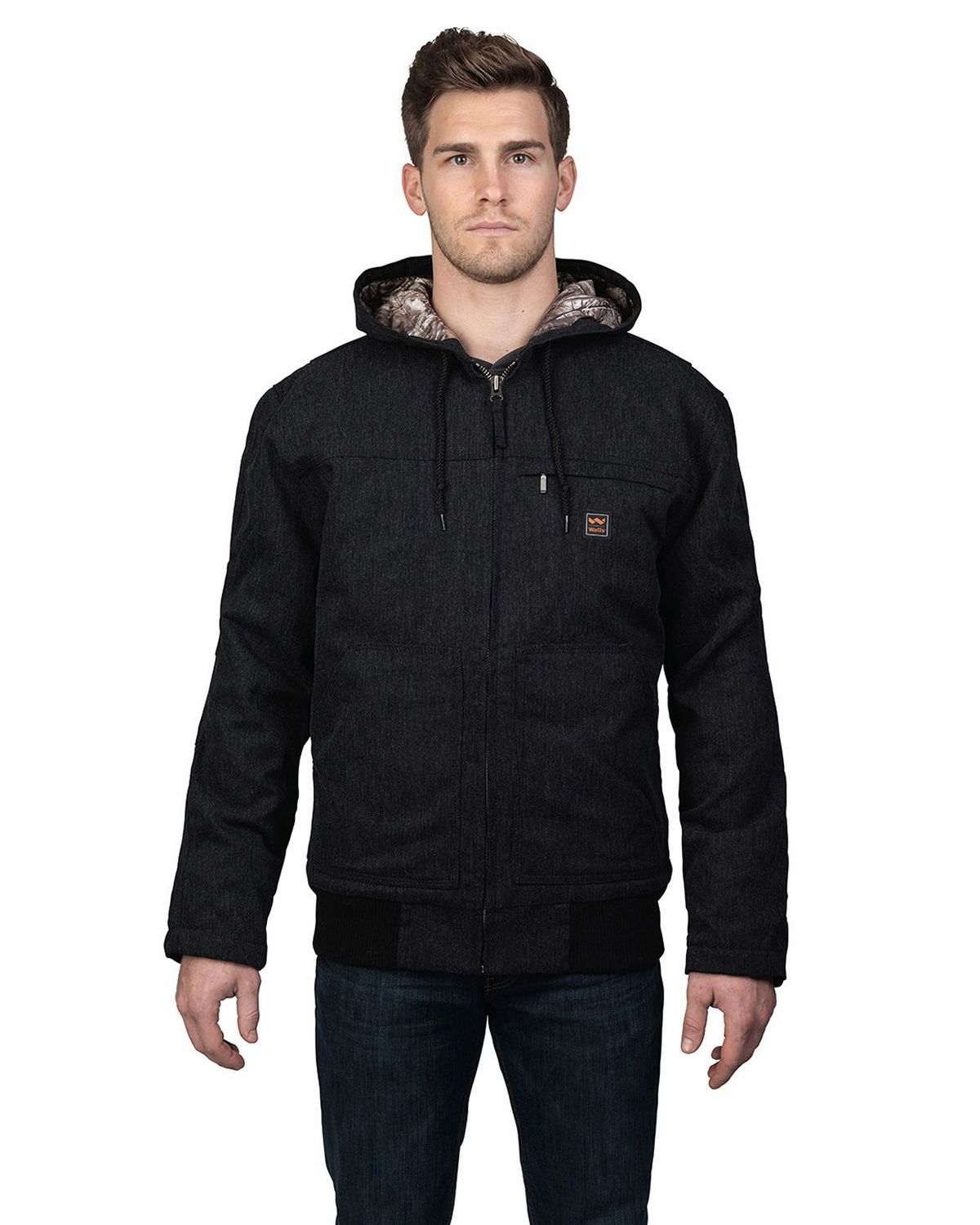 UPC 889440007639 product image for Walls Outdoor YJ524 Unisex Workwear Muscle Back Hooded Jacket with Kevlar - Midn | upcitemdb.com
