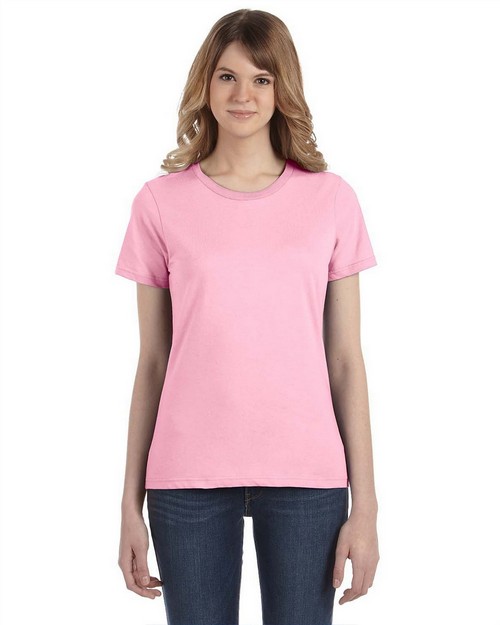 Anvil 880 Ladies 4.5 oz. Ringspun Cotton Fashion Fit T-Shirt ...