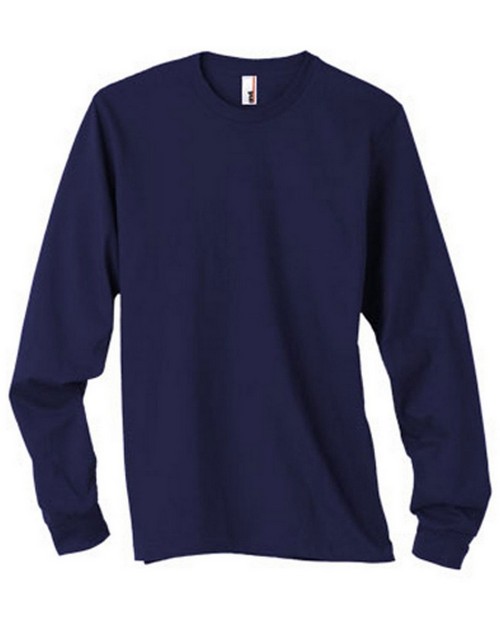 Anvil 949 4.5 oz. Ringspun Cotton Long Sleeve Fashion-Fit T-Shirt ...