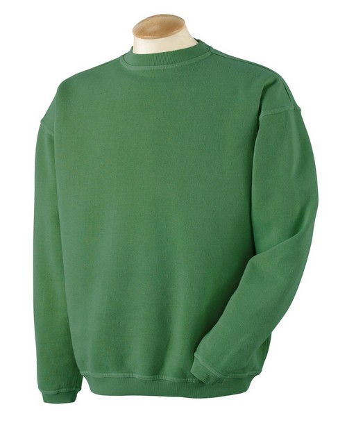 Authentic Pigment 11561 11 oz. Pigment-Dyed Ringspun Cotton Fleece Crew ...