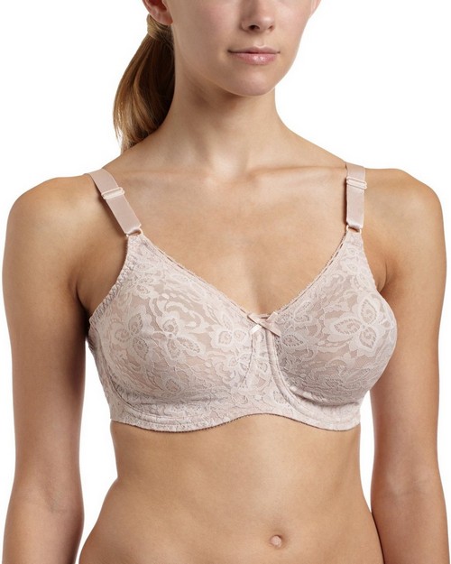 Bali 3432 Lace N Smooth Stretch Lace Underwire Bra 