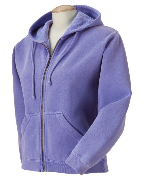 comfort colors zip up hoodie