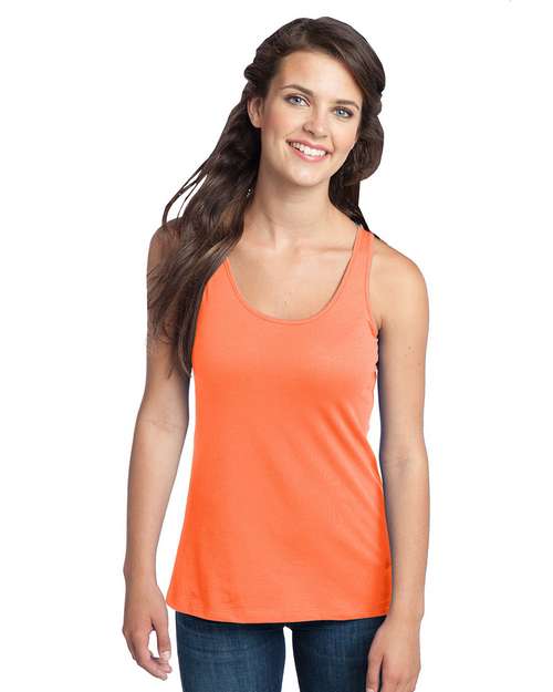 District DT237 Juniors Racerback Tank - ApparelnBags.com