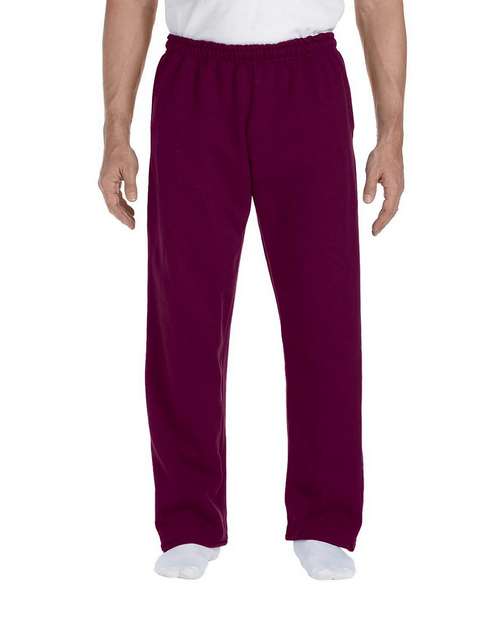 gildan women's open bottom sweatpants