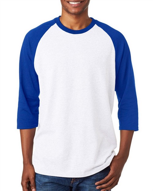 Gildan 5700 Heavy Cotton Adult 3/4-Sleeve Raglan T-Shirt - ApparelnBags.com