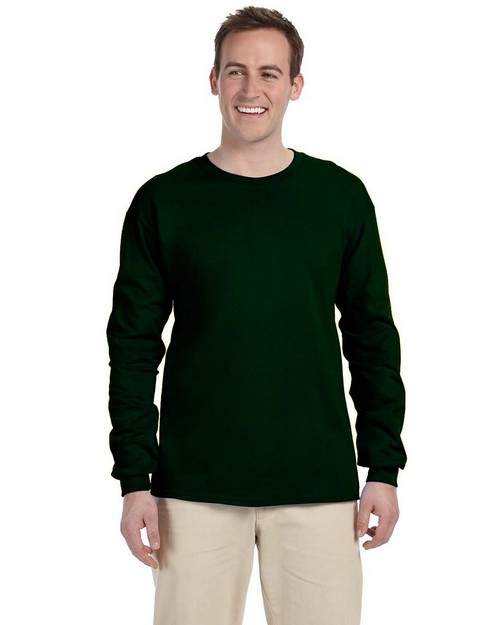 Gildan G240 Ultra Cotton Long Sleeve T Shirt - ApparelnBags.com