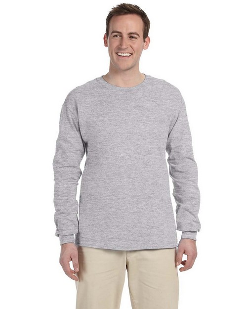 Gildan G240 Ultra Cotton Long Sleeve T Shirt - ApparelnBags.com