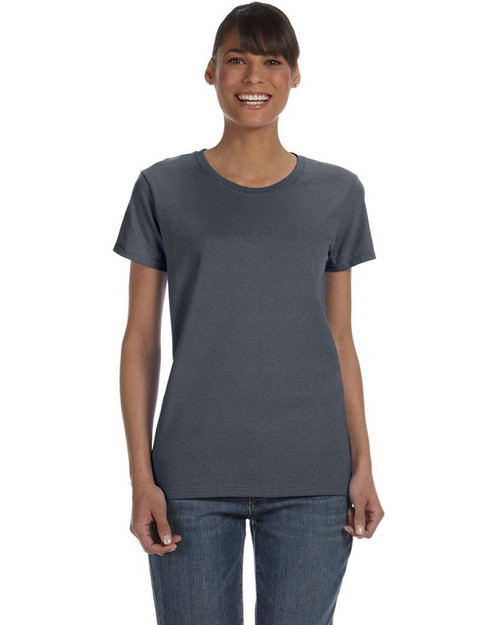 Gildan G500L Ladie Heavy Cotton Missy Fit T Shirt - ApparelnBags.com