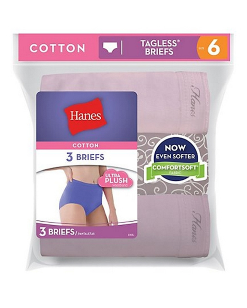 Hanes D40las Womens Cotton Briefs