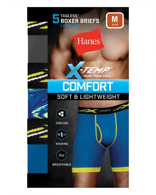 hanes boxer brief size guide