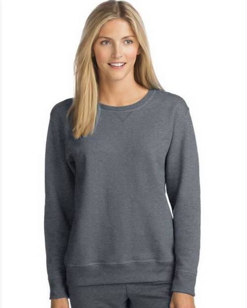 hanes comfortsoft ecosmart women's crewneck sweatshirt