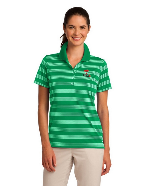 Nike Golf Logo Embroidered Stripe Polo at