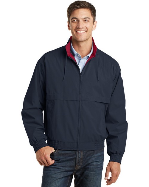 Port Authority J753 Classic Poplin Jacket - ApparelnBags.com