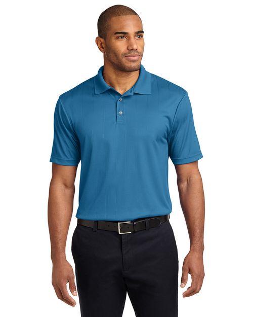 Port Authority K528 Performance Fine Jacquard Polo - ApparelnBags.com