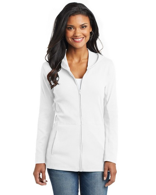 Port Authority L519 Ladies Modern Stretch Cotton Full-Zip Jacket ...