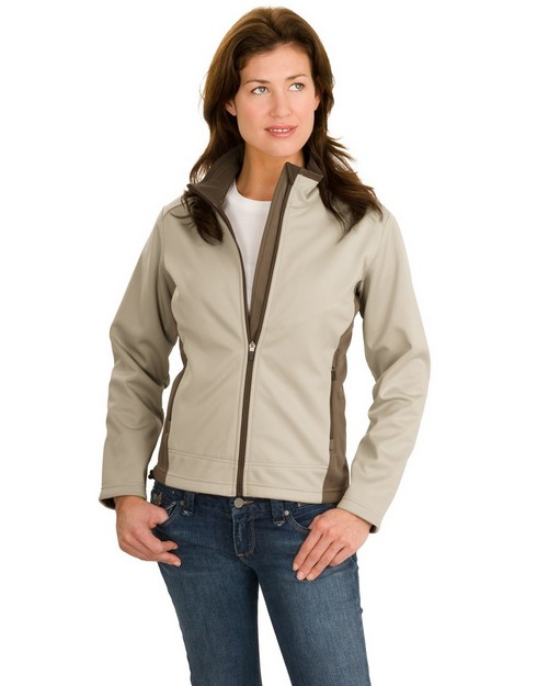 Port Authority L794 Ladies Two-Tone Soft Shell Jacket - ApparelnBags.com