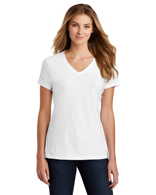 Size Chart for Port & Company LPC455V Women's Fan Favorite Blend V-Neck Tee