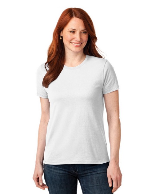 Port & Company LPC55 by Port Authority Ladies 50/50 Cotton/Poly T-Shirt ...