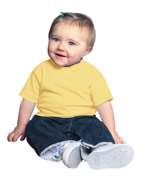 Rabbit Skins 3401 Infant 5.5 oz Short-Sleeve Jersey T Shirt ...