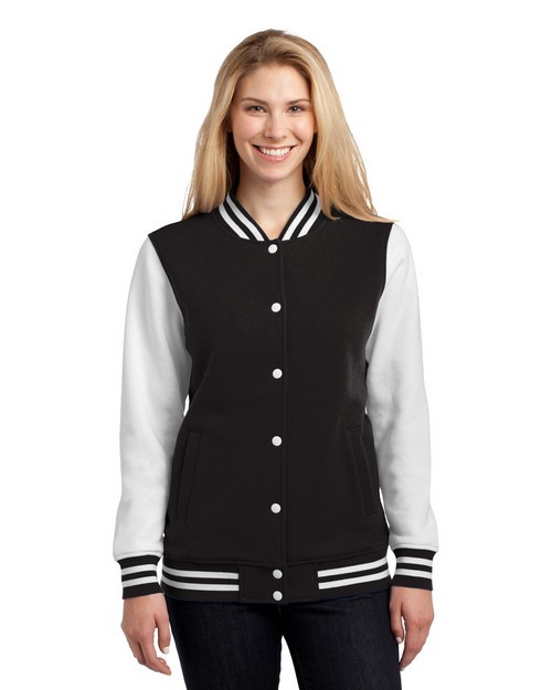 Sport-Tek LST270 Ladies Fleece Letterman Jacket by Port Authority ...