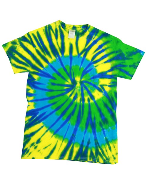 Tie-Dye CD100Y Youth 100% Cotton Tie-Dyed T-shirt - ApparelnBags.com