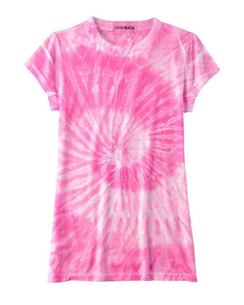 TieDye CD1455 Ladies 100 Spun Polyester with Moisture Management T