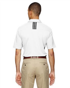 Adidas Golf A128 Puremotion Colorblock 3 Stripes Polo Shirt