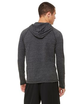 All Sport M3101 Men's Performance Triblend Jersey Long-Sleeve Hooded Pullover