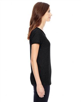 Alternative 01913E Ladies Eco-Mock Twist Ideal Ringer T-Shirt