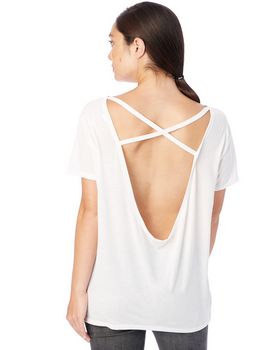 Alternative 3098B2 Ladies Cross-Back Slinky Jersey T-Shirt