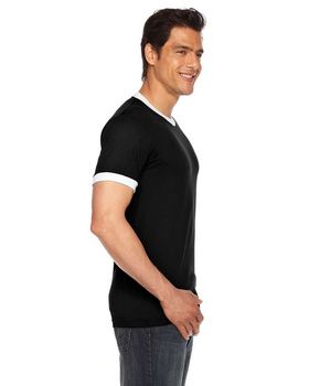 American Apparel BB410W Unisex Poly-Cotton Ringer T-Shirt