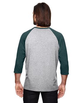 Anvil 6755 Men's Triblend 3/4 Sleeve Raglan T-Shirt