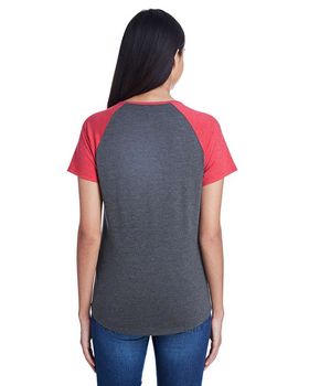 Anvil 6770VL Ladies Tri-Blend Raglan T-Shirt
