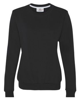 Anvil 71000FL Ladies Fashion Crew Neck Sweatshirt - ApparelnBags.com