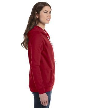 Anvil 71600FL Ladies Fashion Full-Zip Blended Hooded Sweatshirt