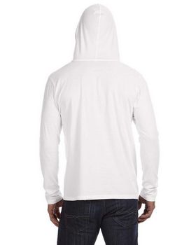 Anvil 987AN Men's Ringspun Long Sleeve Hooded T Shirt