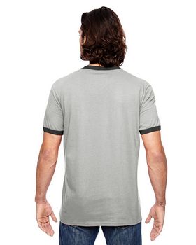 Anvil 988 Men's Lightweight Ringer T-Shirt
