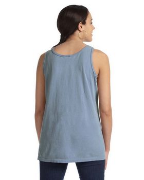 Authentic Pigment 1972 Women's 5.6 oz. Pigment-Dyed & Direct-Dyed Ringspun Tank