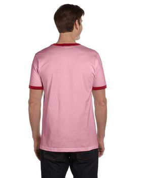 Bella + Canvas 3055C Men's Jersey Short-Sleeve Ringer T-Shirt
