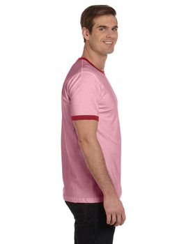 Bella + Canvas 3055C Men's Jersey Short-Sleeve Ringer T-Shirt
