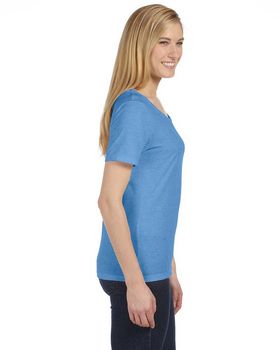 Bella + Canvas 6406 Women's Missy Short-Sleeve Scoop Neck T-Shirt