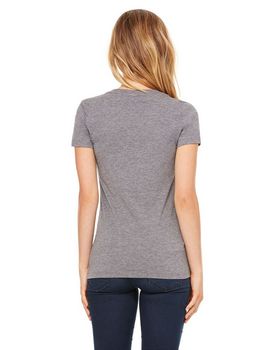Bella + Canvas 8435 Women's Tri-Blend Deep V-Neck