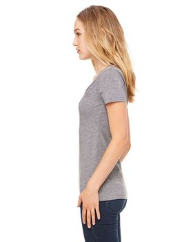 Bella + Canvas 8435 Women's Tri-Blend Deep V-Neck