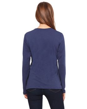 Bella + Canvas B6450 Women's Missy's Jersey Long-Sleeve T-Shirt