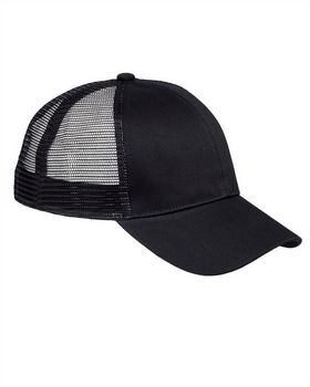 Big Accessories BX019 6-Panel Structured Trucker Unisex Cap