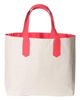 Brookson Bay BB500 Solid Tote with Contrast Handles