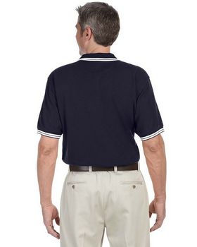 Chestnut Hill CH113 Men's Tipped Performance Plus Pique Polo