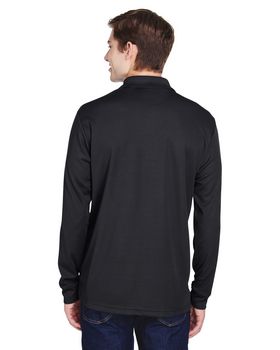 Core365 88192P Adult Pinnacle Performance Piqué Long-Sleeve Polo with Pocket
