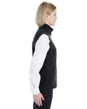 Core365 CE701W Women's Cruise Two-Layer Fleece Bonded Soft Shell Vest