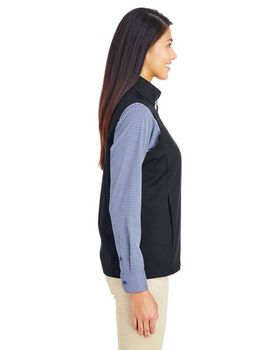 Core365 CE709W Ladies Techno Lite Three Layer Knit Tech Shell Quarter Zip Vest